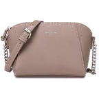 Petit sac femme à bandoulière à maillons ajustable, neuf coloris, taupe