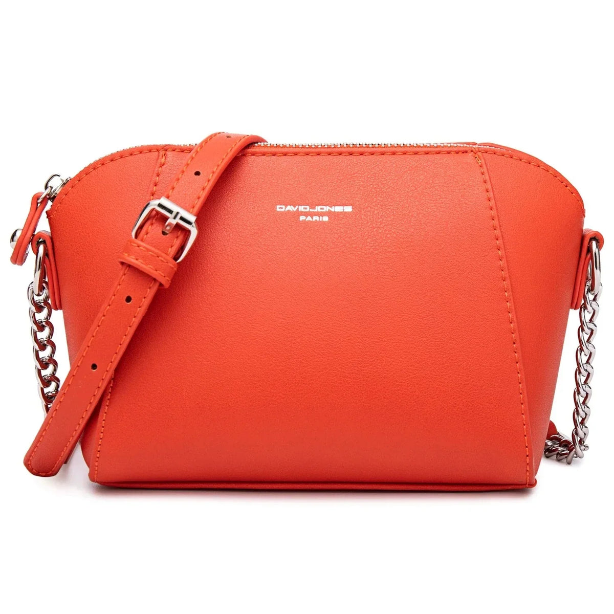 Petit sac femme à bandoulière à maillons ajustable, neuf coloris, rouge