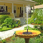 Mini fontaine solaire flottante pour bassin, six embouts