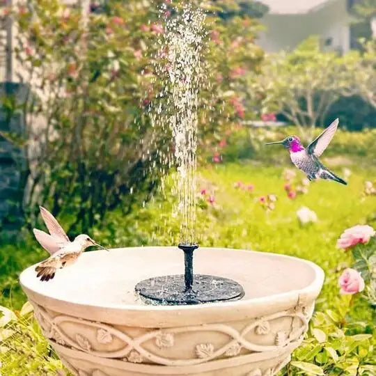 Mini fontaine solaire flottante pour bassin, six embouts