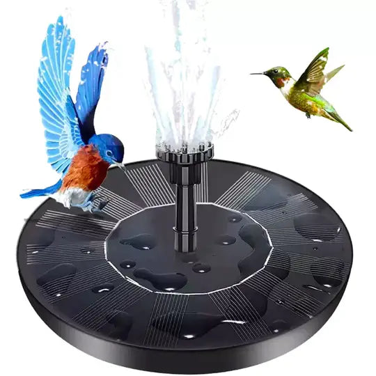 Mini fontaine solaire flottante pour bassin, six embouts