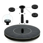 Mini fontaine solaire flottante pour bassin, six embouts