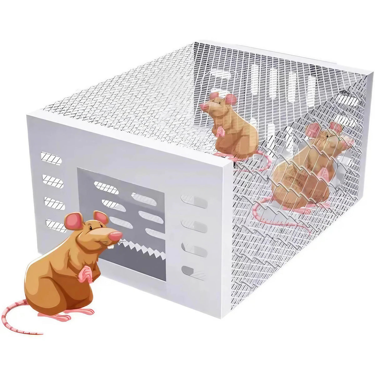 Piège à souris réutilisable, capture sans blesser l'animal