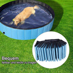 Piscine pliable pour chien avec vidange, cinq tailles