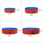 Piscine pliable pour chien avec vidange, cinq tailles