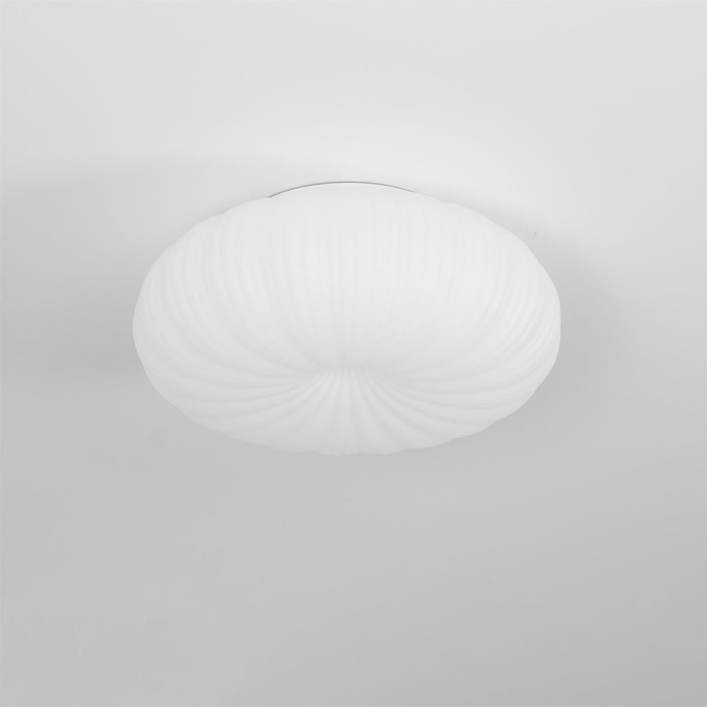 Plafonnier LED rond en métal et acrylique, 43 ou 53 cm