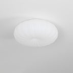 Plafonnier LED rond en métal et acrylique, 43 ou 53 cm