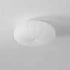 Plafonnier LED rond en métal et acrylique, 43 ou 53 cm