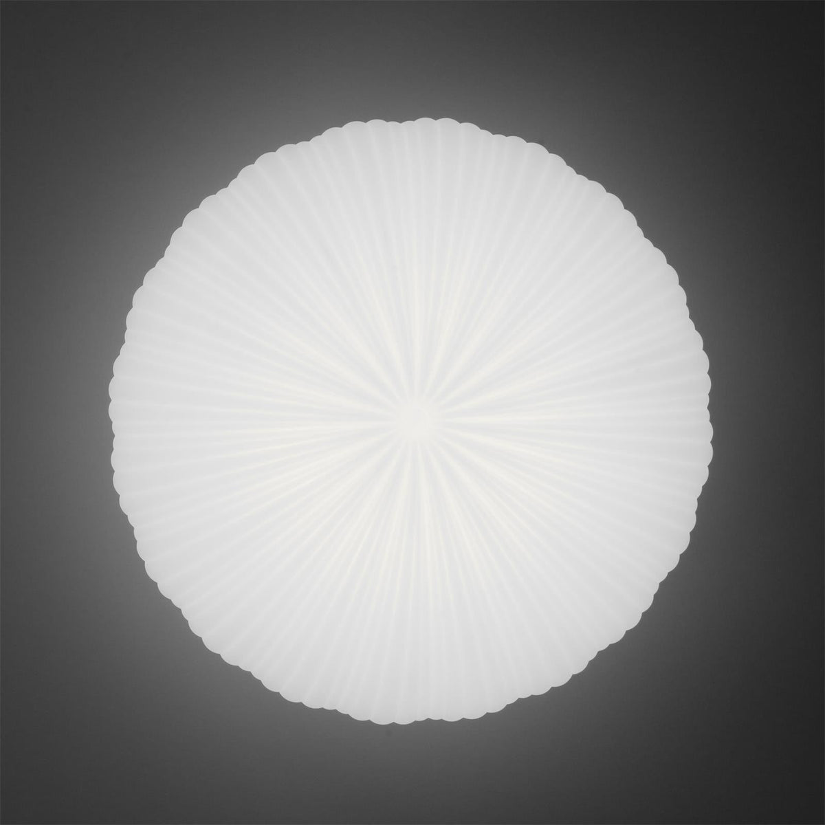 Plafonnier LED rond en métal et acrylique, 43 ou 53 cm