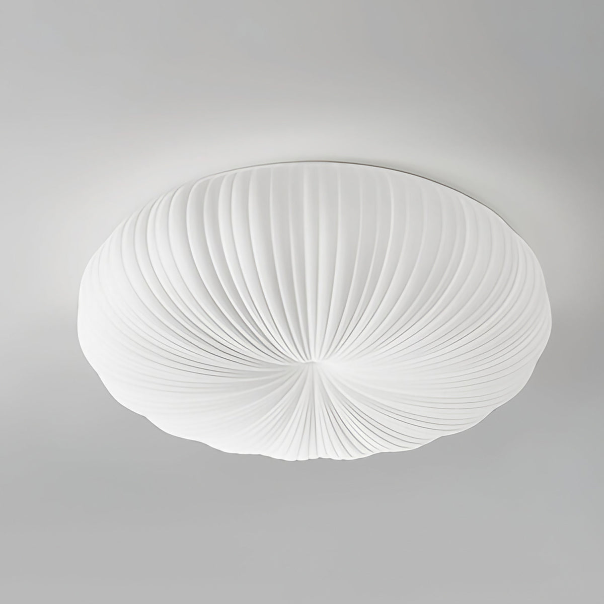 Plafonnier LED rond en métal et acrylique, 43 ou 53 cm