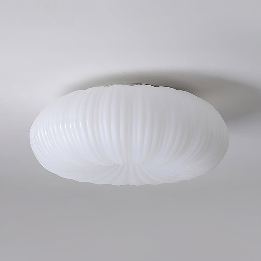 Plafonnier LED rond en métal et acrylique, 43 ou 53 cm