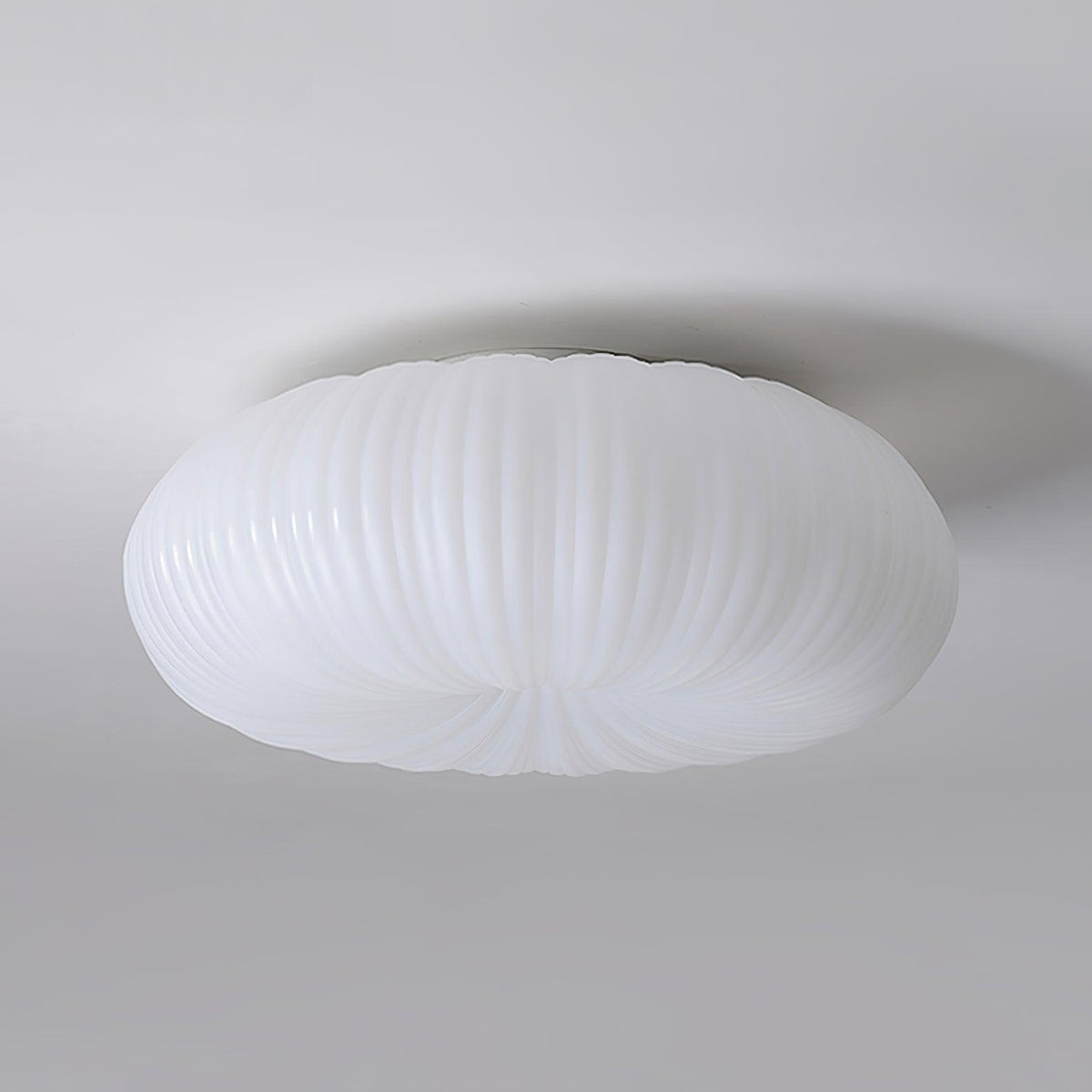 Plafonnier LED rond en métal et acrylique, 43 ou 53 cm