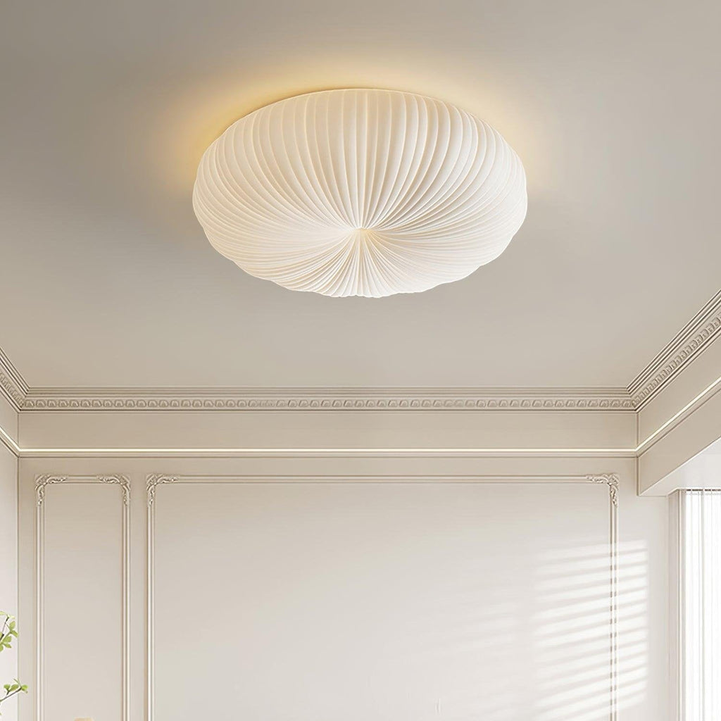 Plafonnier LED rond en métal et acrylique, 43 ou 53 cm