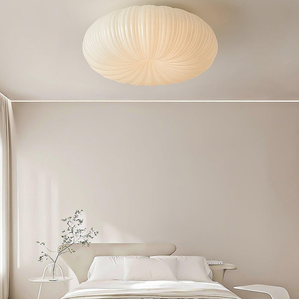 Plafonnier LED rond en métal et acrylique, 43 ou 53 cm