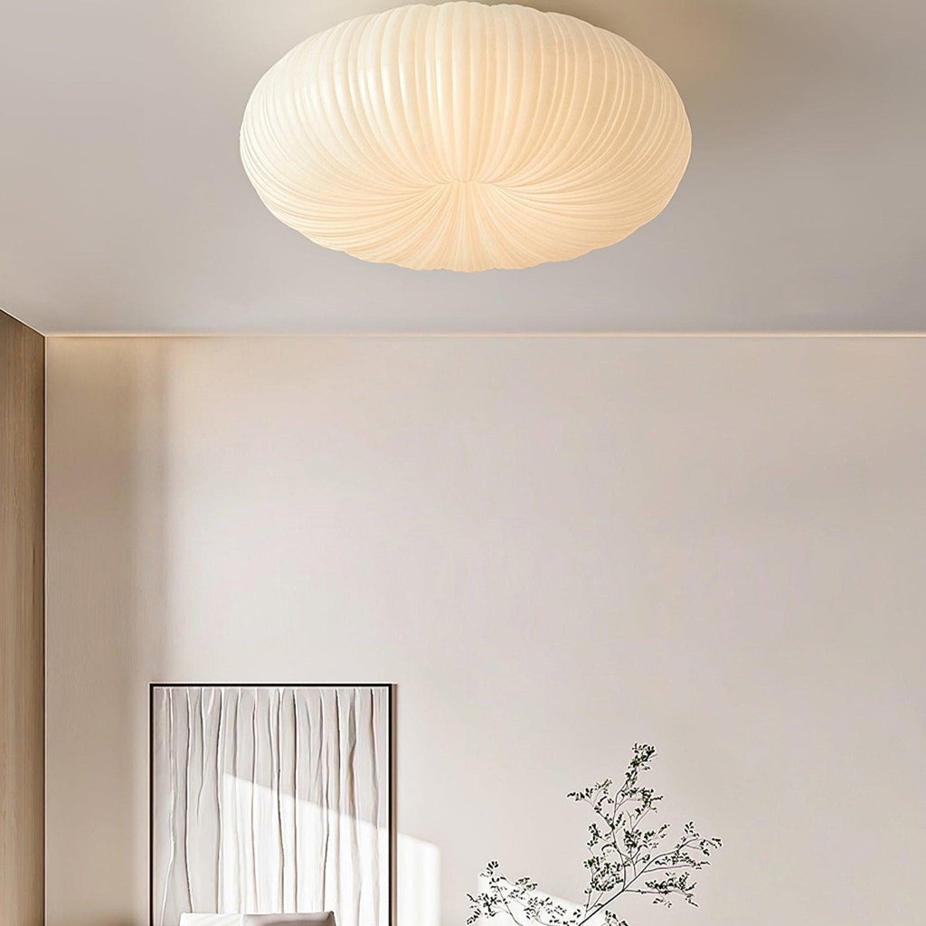 Plafonnier LED rond en métal et acrylique, 43 ou 53 cm