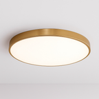 Plafonnier LED scandinave en acrylique, de 23 à 49 cm, doré