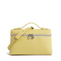 Pochette bandoulière femme en similicuir grainé, dix coloris, jaune
