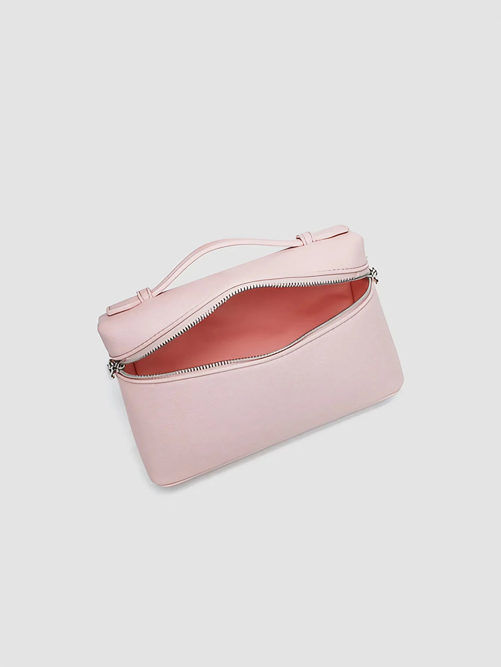 Pochette bandoulière femme en similicuir grainé, dix coloris, rose