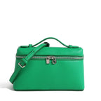 Pochette bandoulière femme en similicuir grainé, dix coloris, vert