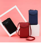 Pochette femme à bandoulière amovible, huit coloris