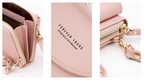 Pochette femme à bandoulière amovible, huit coloris