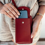 Pochette femme à bandoulière amovible, huit coloris