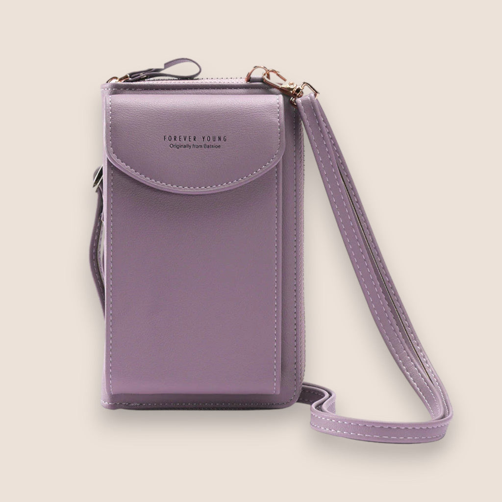 Pochette femme à bandoulière amovible, huit coloris
