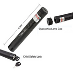 Pointeur laser rechargeable en aluminium, mise au point réglable