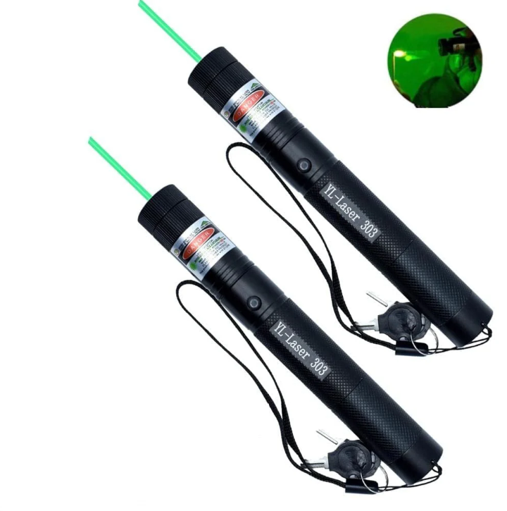 Pointeur laser rechargeable en aluminium, mise au point réglable