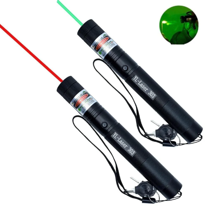 Pointeur laser rechargeable en aluminium, mise au point réglable