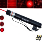 Pointeur laser rechargeable en aluminium, mise au point réglable