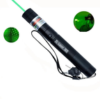 Pointeur laser rechargeable en aluminium, mise au point réglable, vert