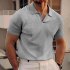 Polo classique homme, cinq coloris, du S au 3XL, gris