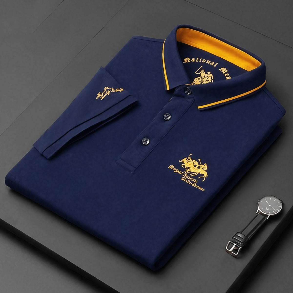 Polo homme col classique, coupe droite, six coloris unis, bleu