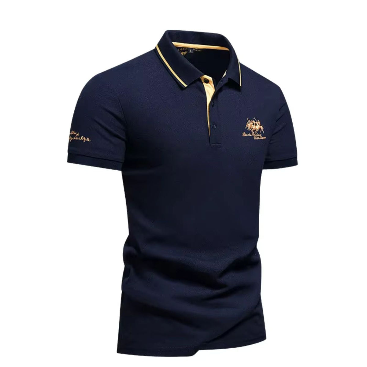 Polo homme col classique, coupe droite, six coloris unis