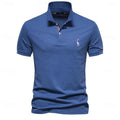 Polo d'été homme léger, huit coloris, du S au 3XL, bleu