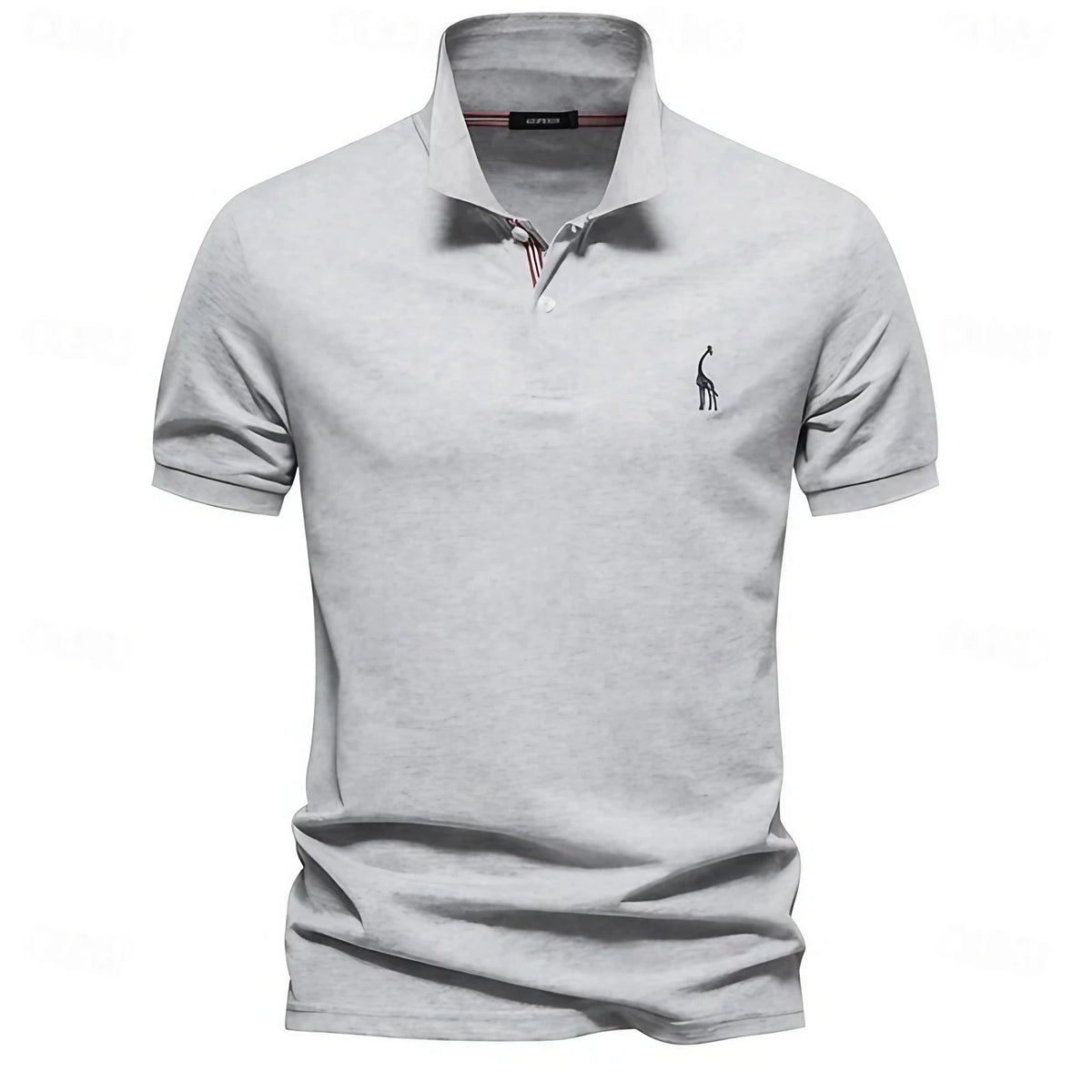 Polo d'été homme léger, huit coloris, du S au 3XL, gris clair