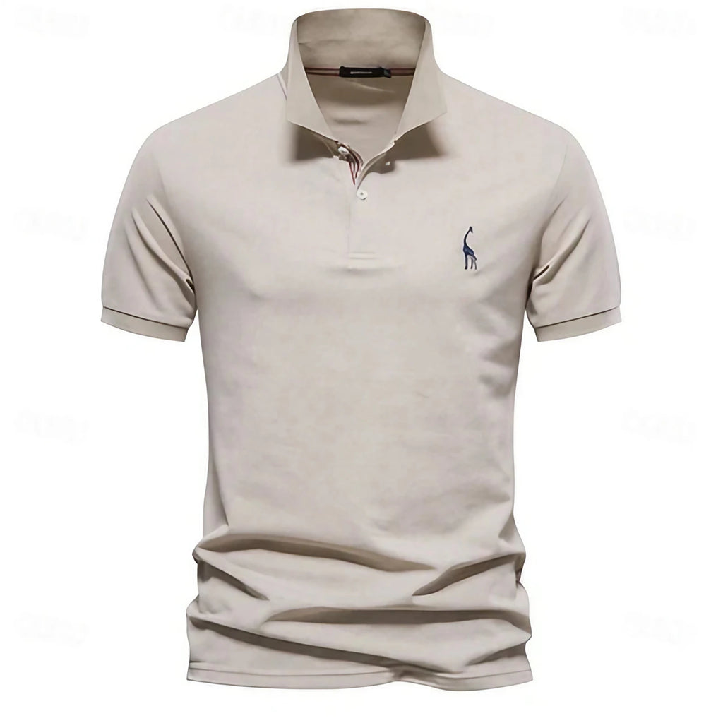 Polo d'été homme léger, huit coloris, du S au 3XL, beige