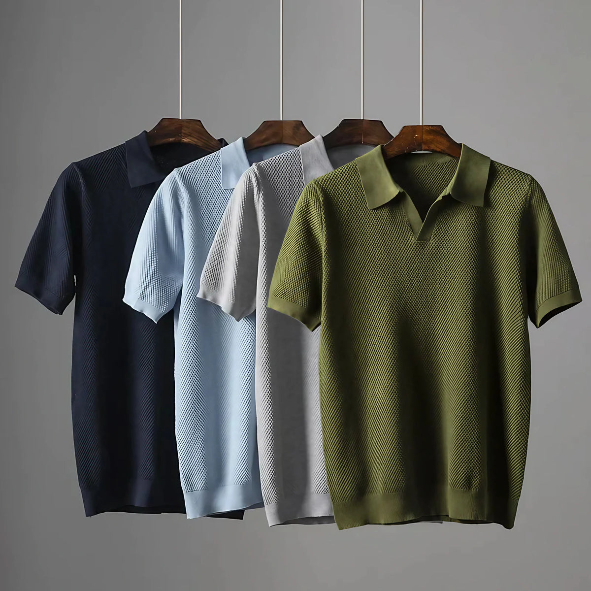 Polo homme léger pour l'été, quatre coloris, du XS au 2XL