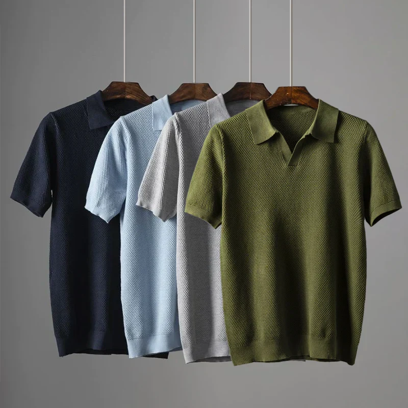 Polo homme léger pour l'été, quatre coloris, du XS au 2XL