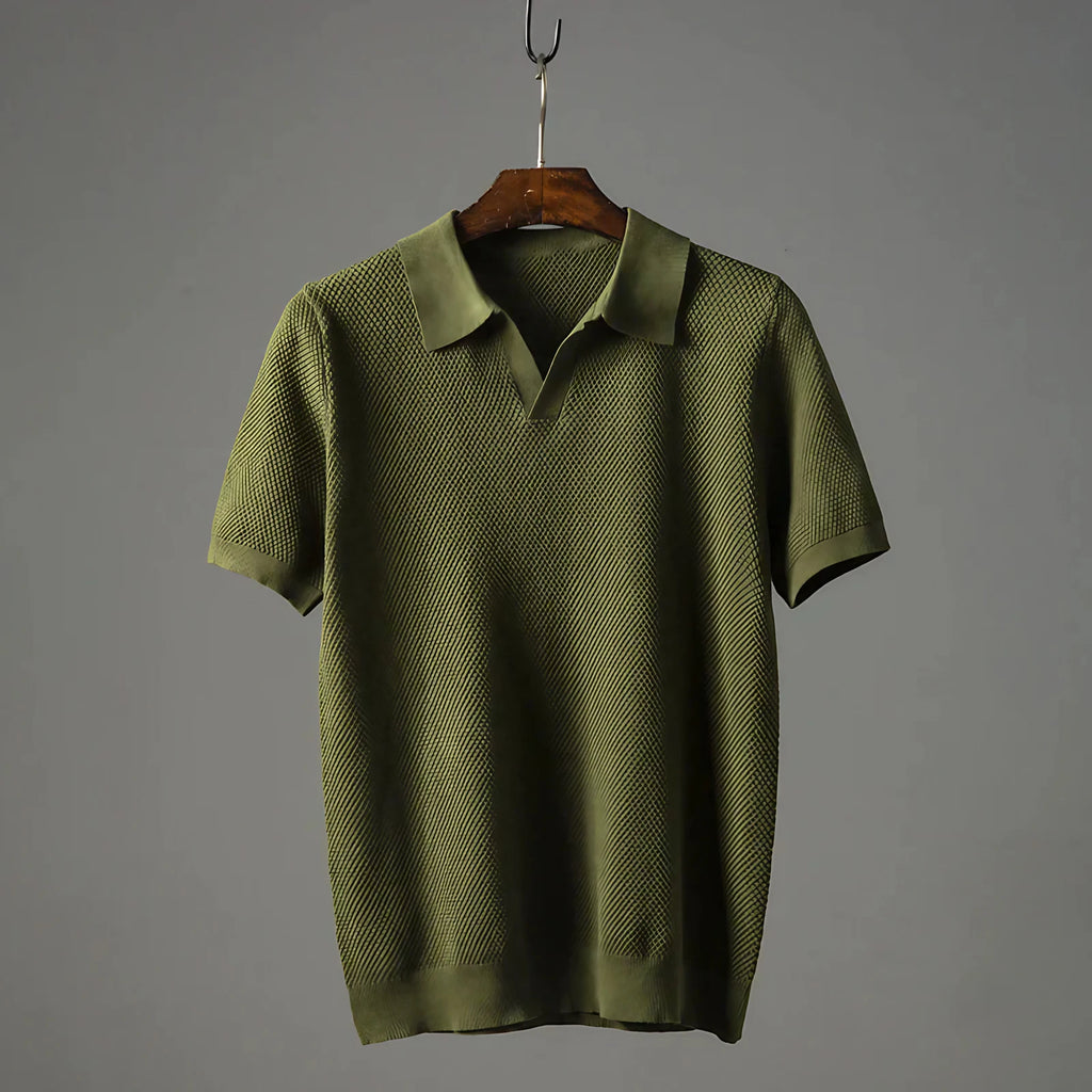 Polo homme léger pour l'été, quatre coloris, du XS au 2XL, vert