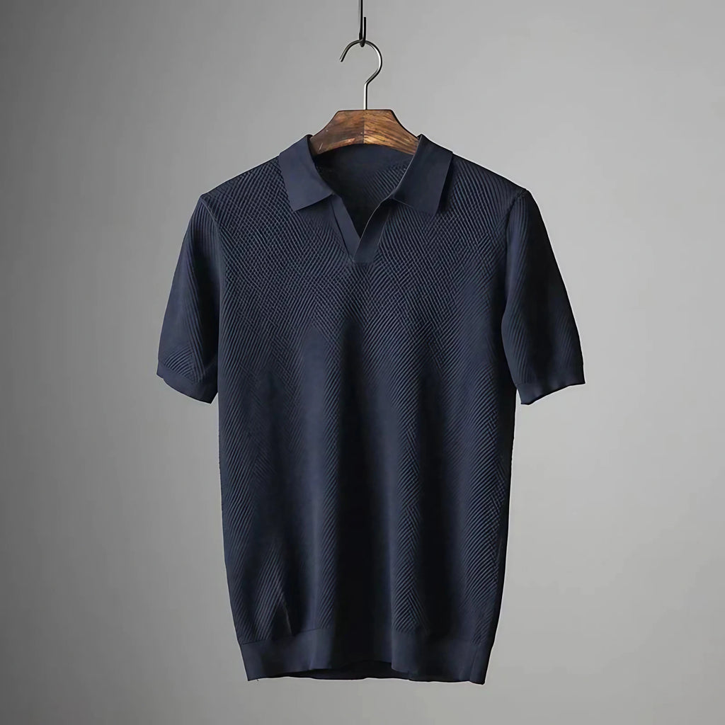 Polo homme léger pour l'été, quatre coloris, du XS au 2XL, bleu foncé