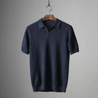 Polo homme léger pour l'été, quatre coloris, du XS au 2XL, bleu foncé