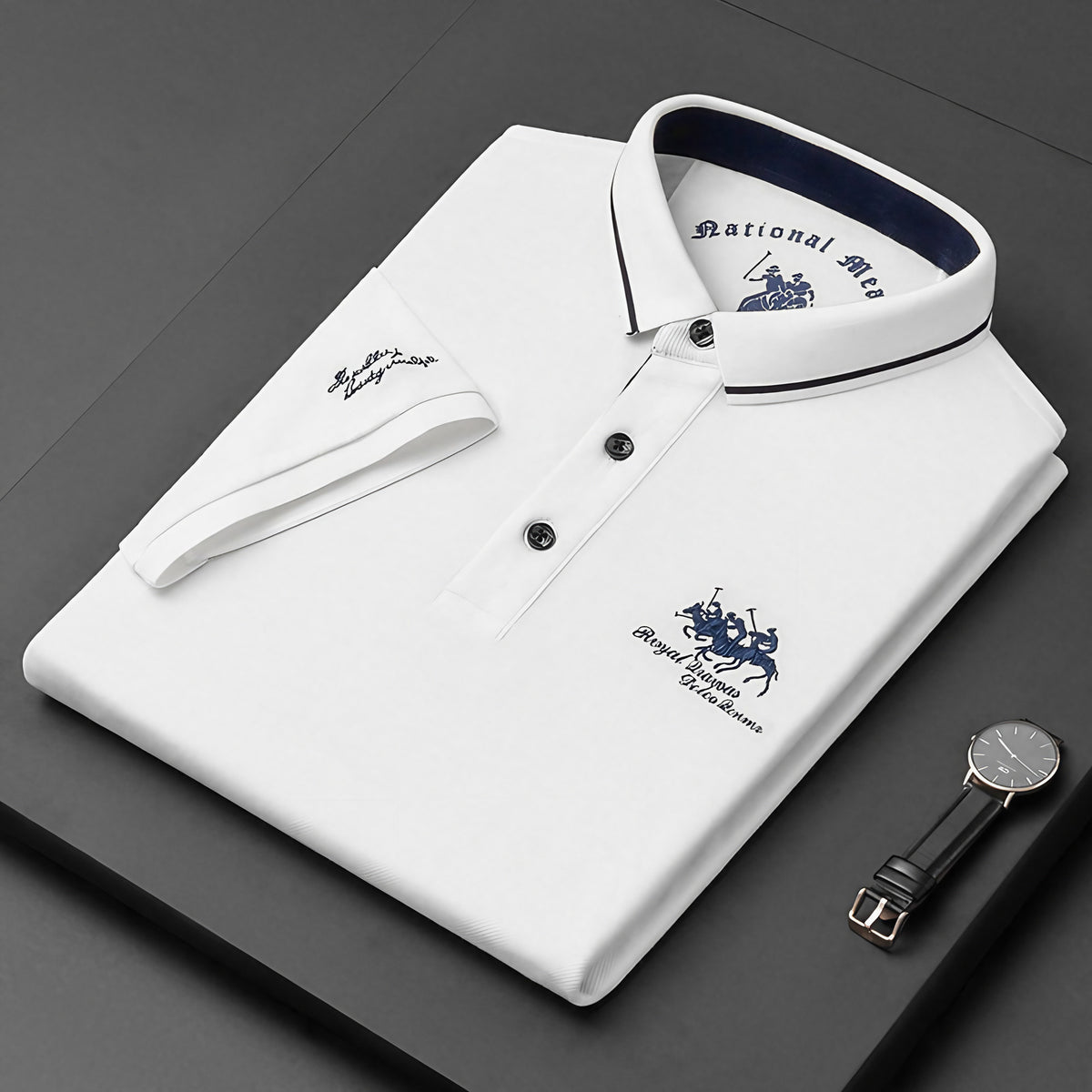 Polo homme chic, six coloris, du M au 4XL