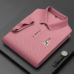 Polo homme décontracté, sept coloris, du XS au 3XL, rose