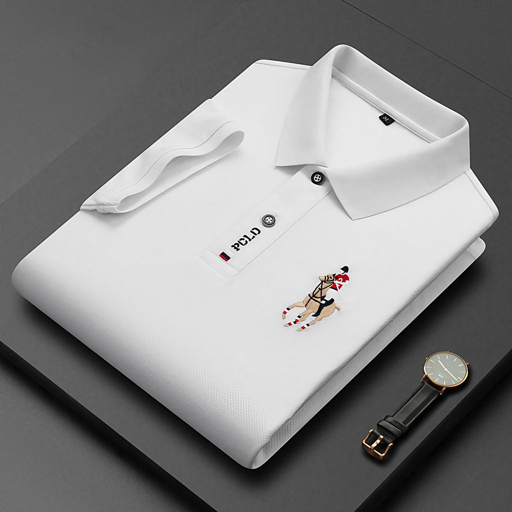 Polo homme décontracté, sept coloris, du XS au 3XL, blanc