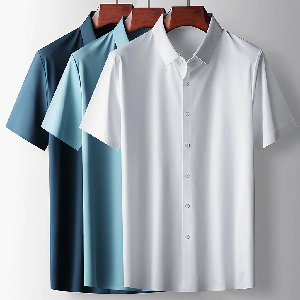 Polo homme habillé, six coloris, du S au 3XL