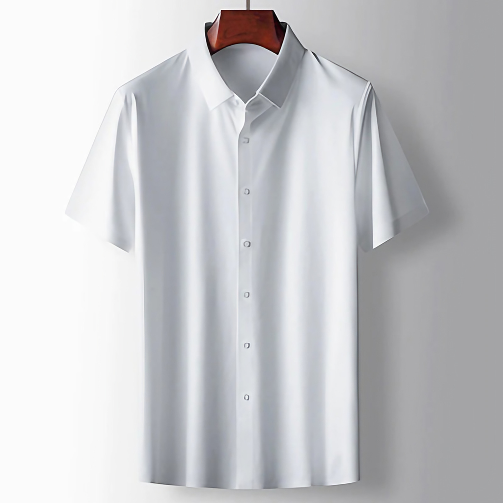 Polo homme habillé, six coloris, du S au 3XL, blanc