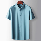 Polo homme habillé, six coloris, du S au 3XL, bleu clair