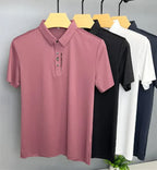 Polo homme infroissable, sans repassage, six coloris